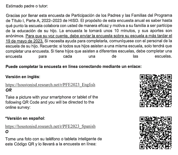 Title I Parent Meeting Spanish 